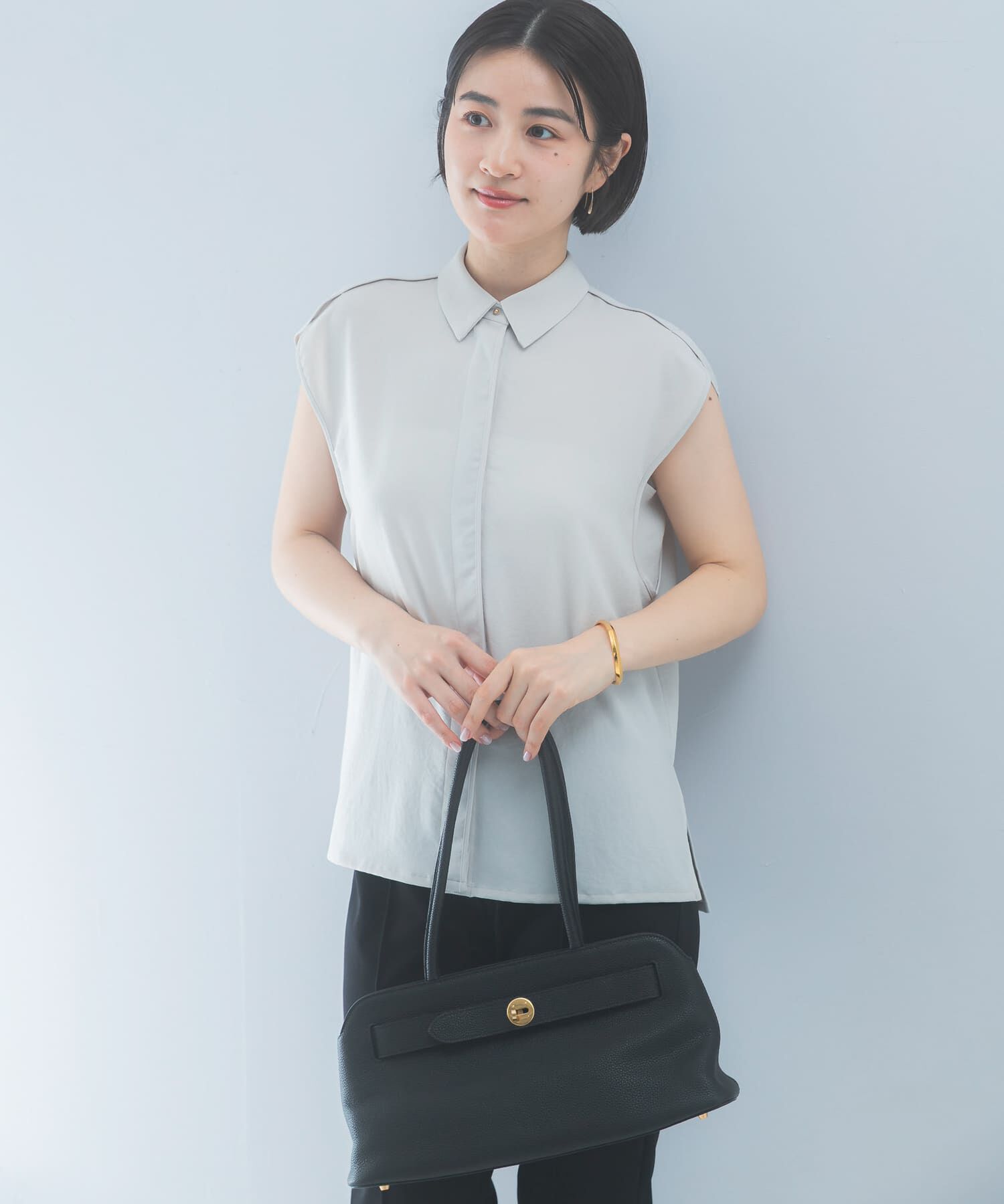 URBAN RESEARCH ROSSO「クールタッチ 防シワ シャツブラウス」|シャツ・ブラウス|