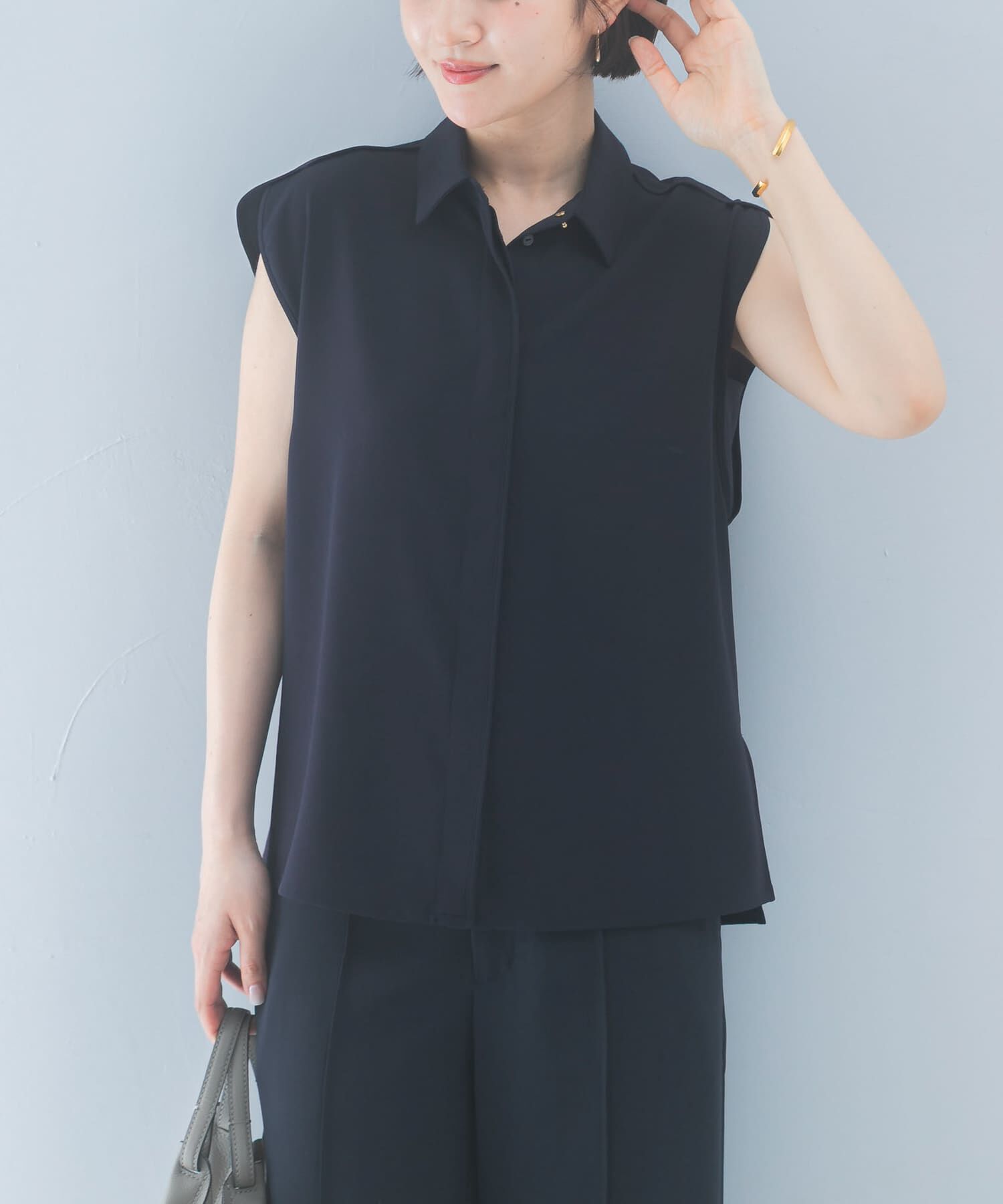 URBAN RESEARCH ROSSO「クールタッチ 防シワ シャツブラウス」|シャツ・ブラウス|