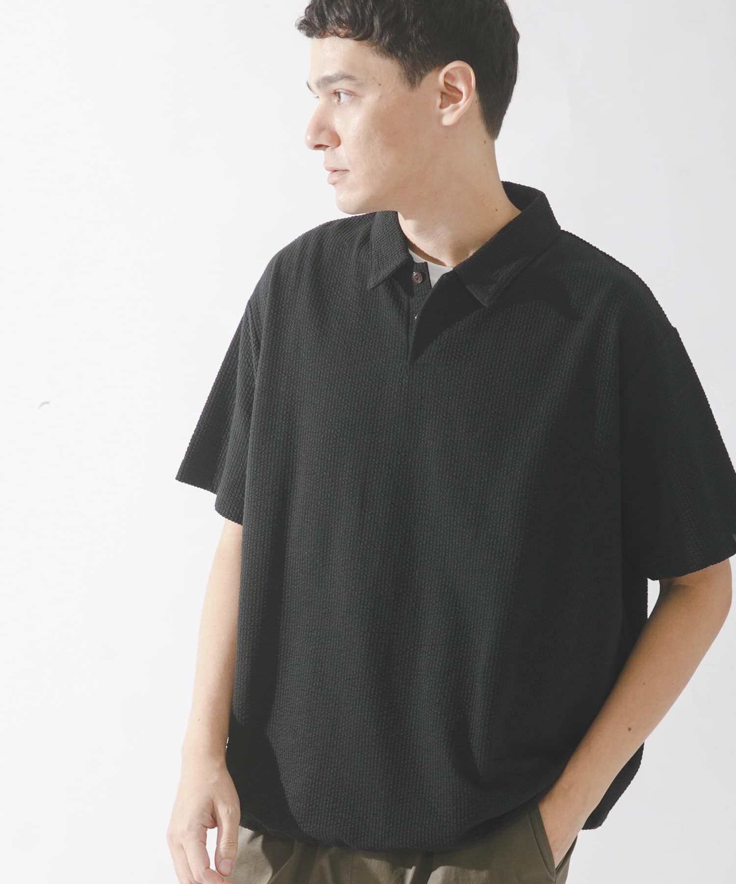 Sonny Label 「カットシアサッカー襟付きプルオーバー」|Tシャツ・カットソー|