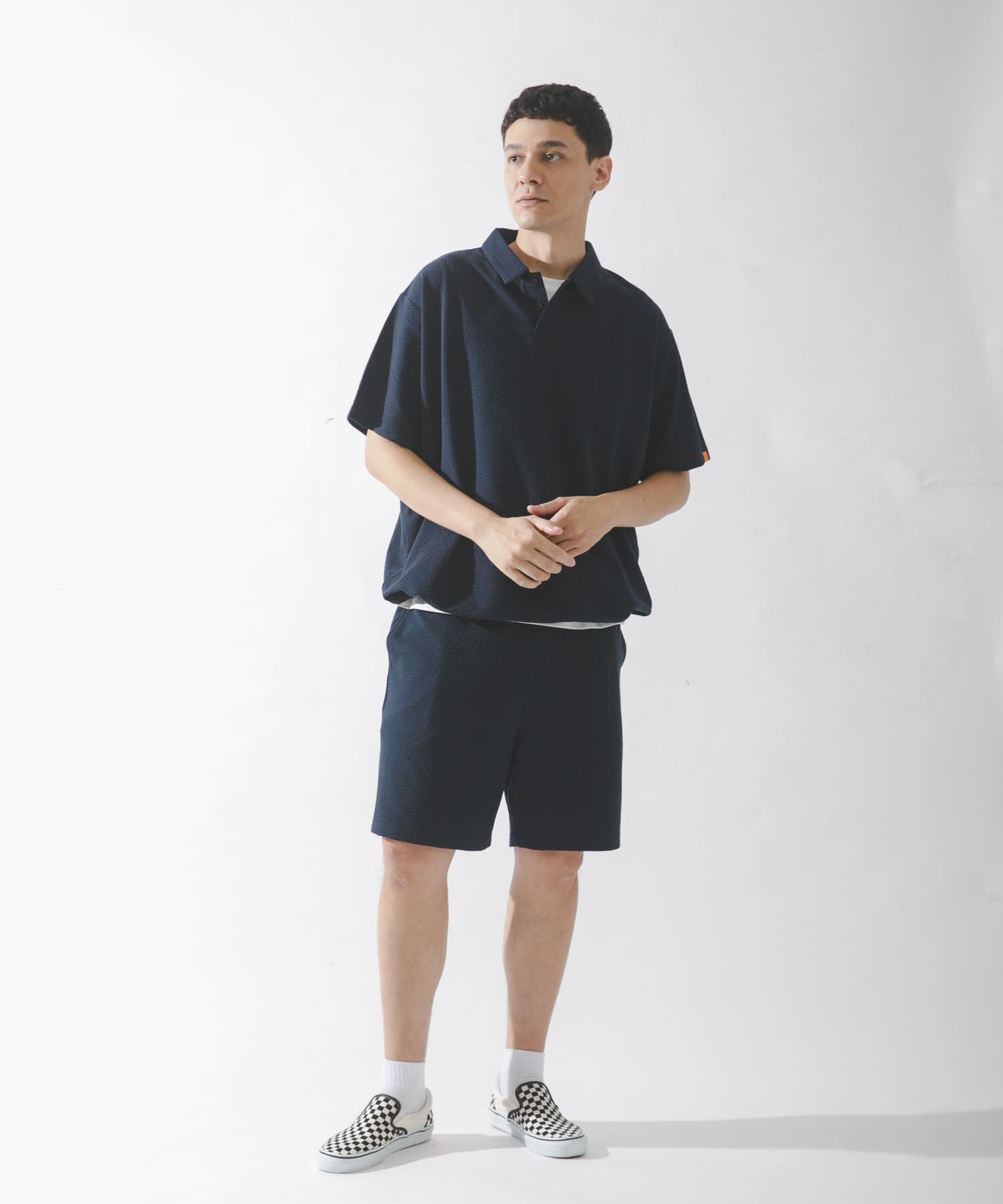 Sonny Label 「カットシアサッカー襟付きプルオーバー」|Tシャツ・カットソー|