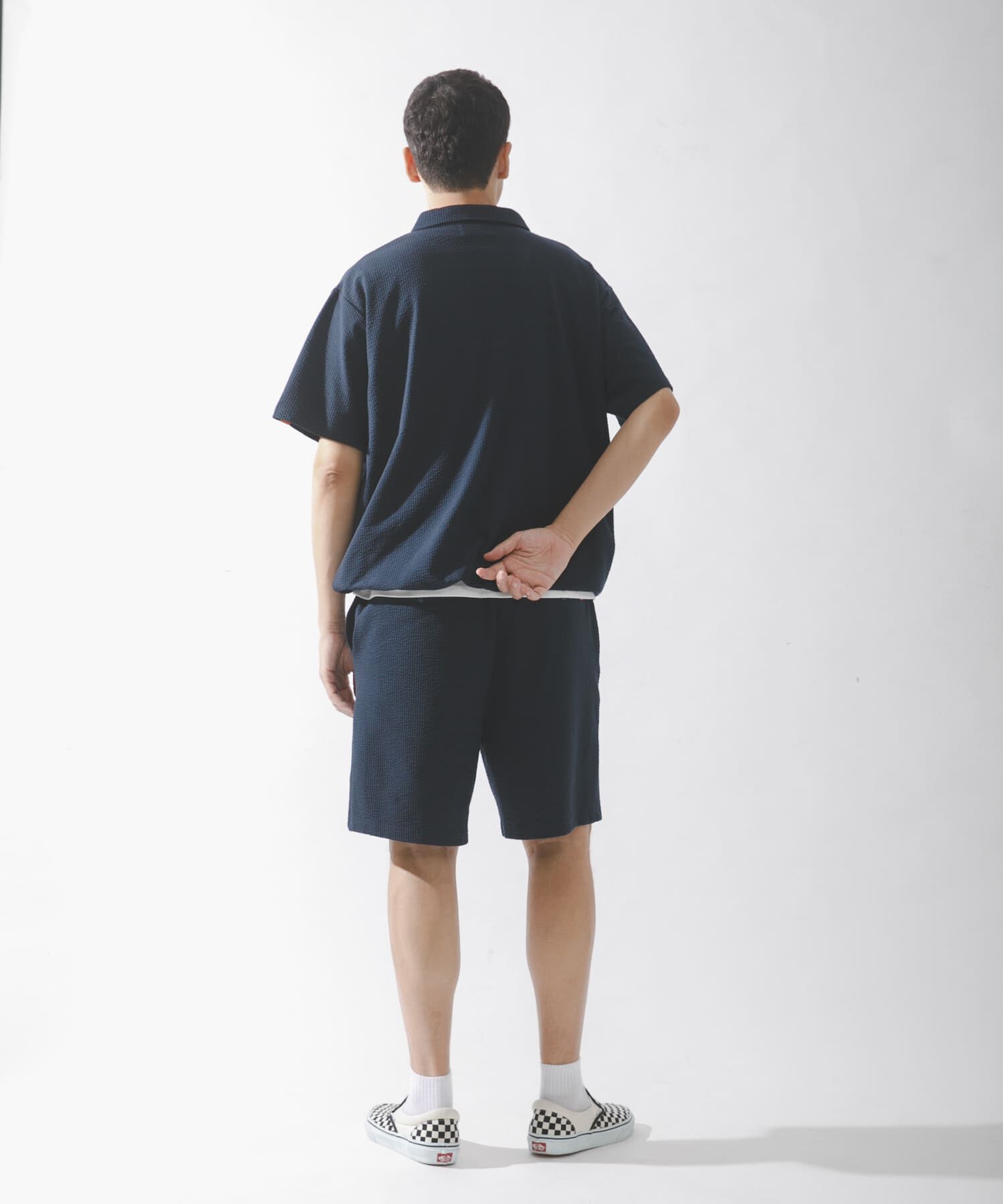 Sonny Label 「カットシアサッカー襟付きプルオーバー」|Tシャツ・カットソー|