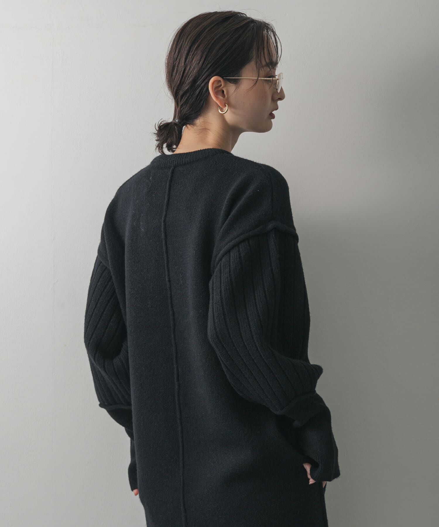 SENSE OF PLACE by URBAN RESEARCH「センターシームサムホールニットワンピース」|ワンピース|