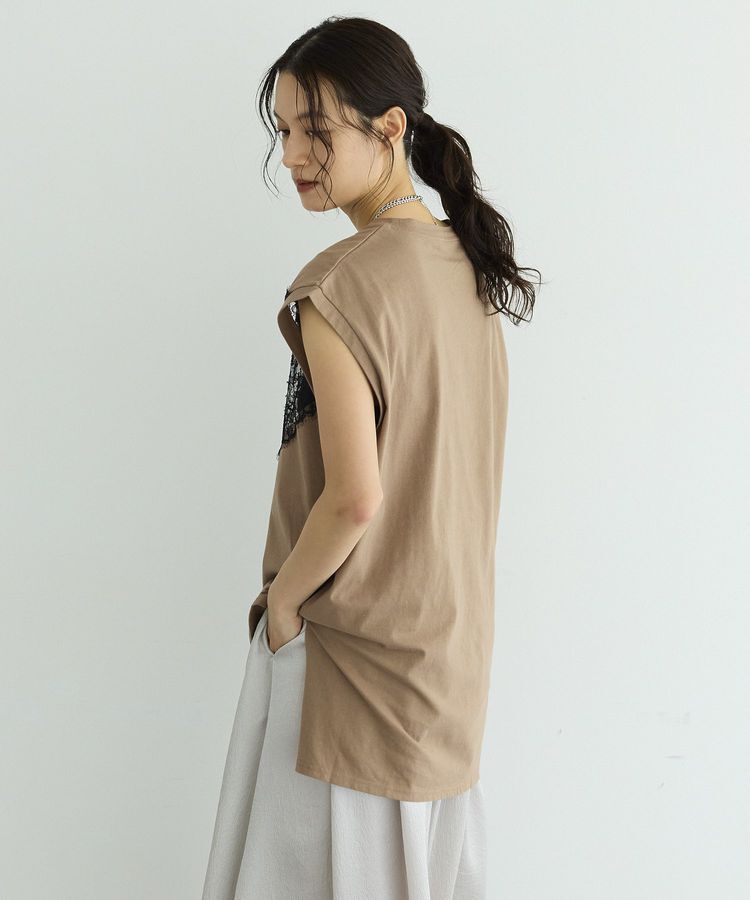 GARAGE OF GOOD CLOTHING「【EC限定】レースドッキングTシャツ」|Tシャツ・カットソー|