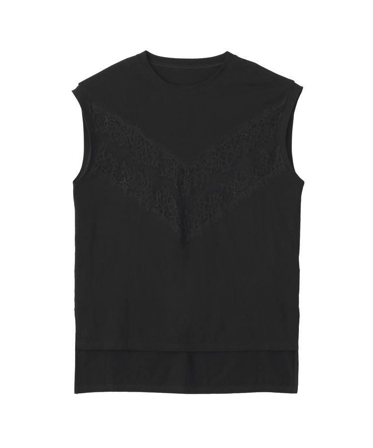 GARAGE OF GOOD CLOTHING「【EC限定】レースドッキングTシャツ」|Tシャツ・カットソー|