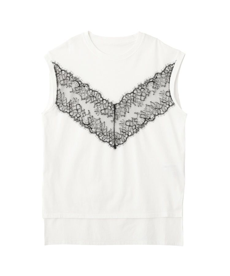 GARAGE OF GOOD CLOTHING「【EC限定】レースドッキングTシャツ」|Tシャツ・カットソー|