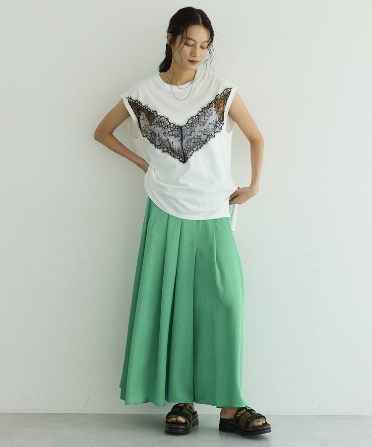 GARAGE OF GOOD CLOTHING「【EC限定】レースドッキングTシャツ」|Tシャツ・カットソー|