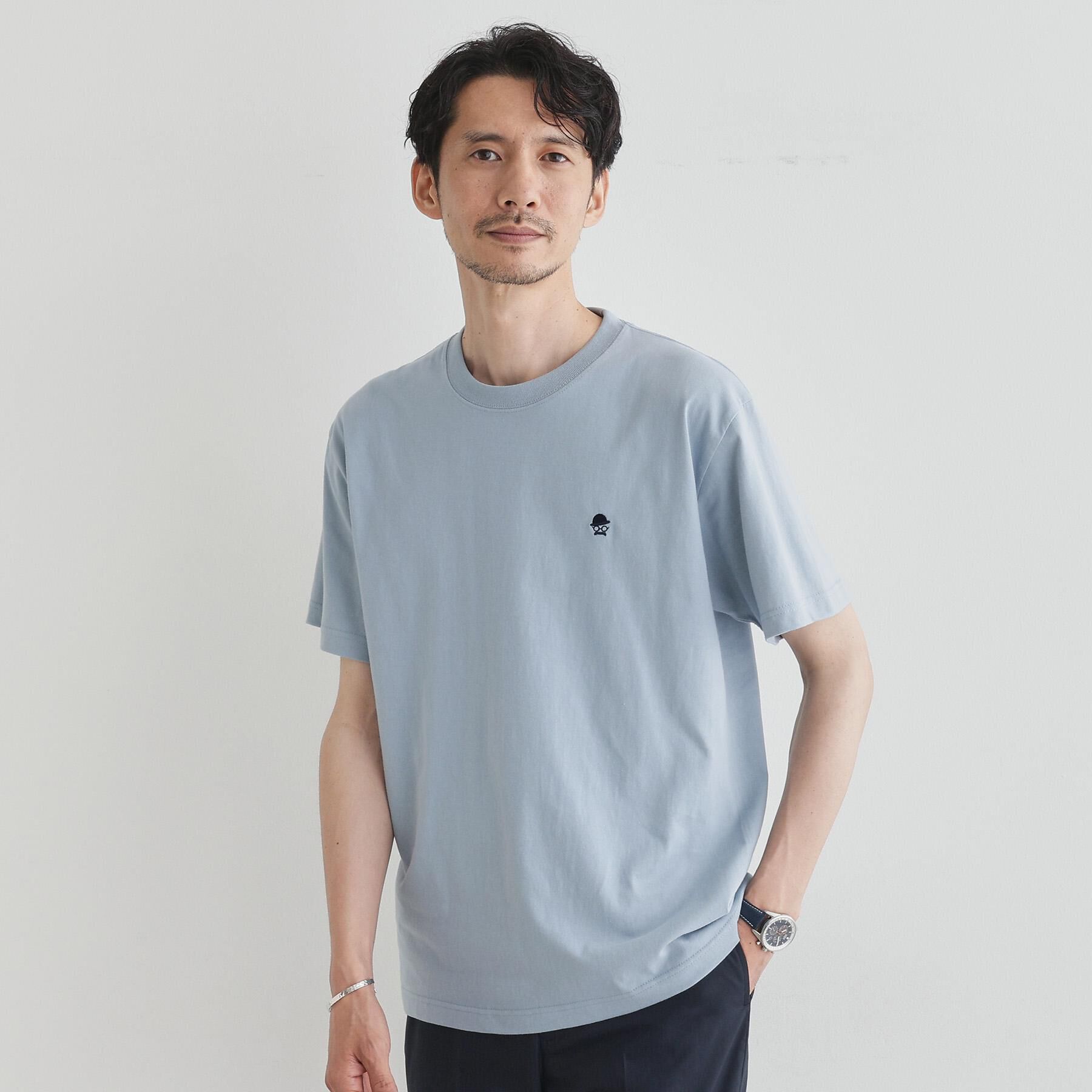 TAKEO KIKUCHI「【LIMITED】ワンポイント刺繍 半袖Tシャツ」|Tシャツ・カットソー|