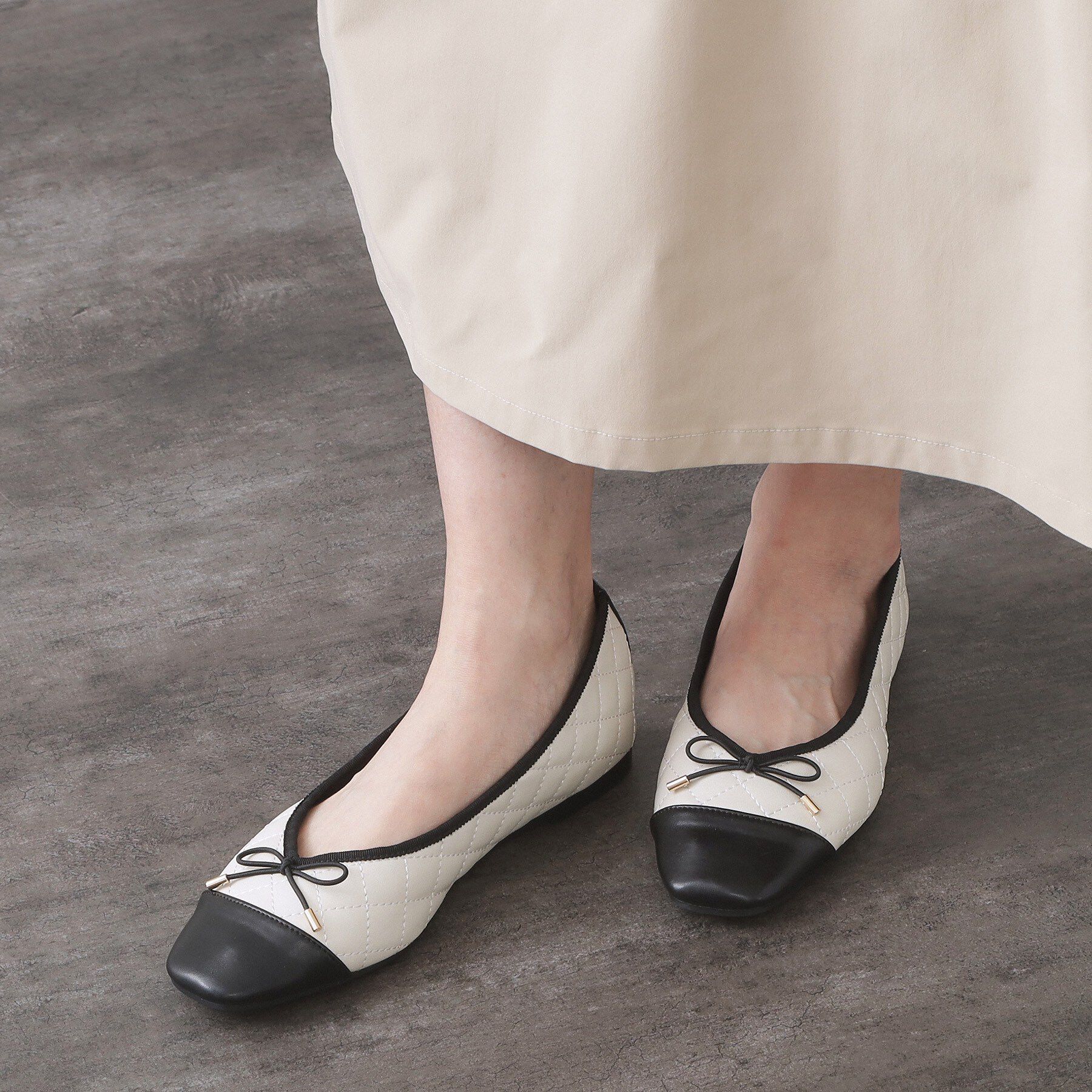 OPAQUE.CLIP「【低反発】フラットバレエシューズ」|パンプス|