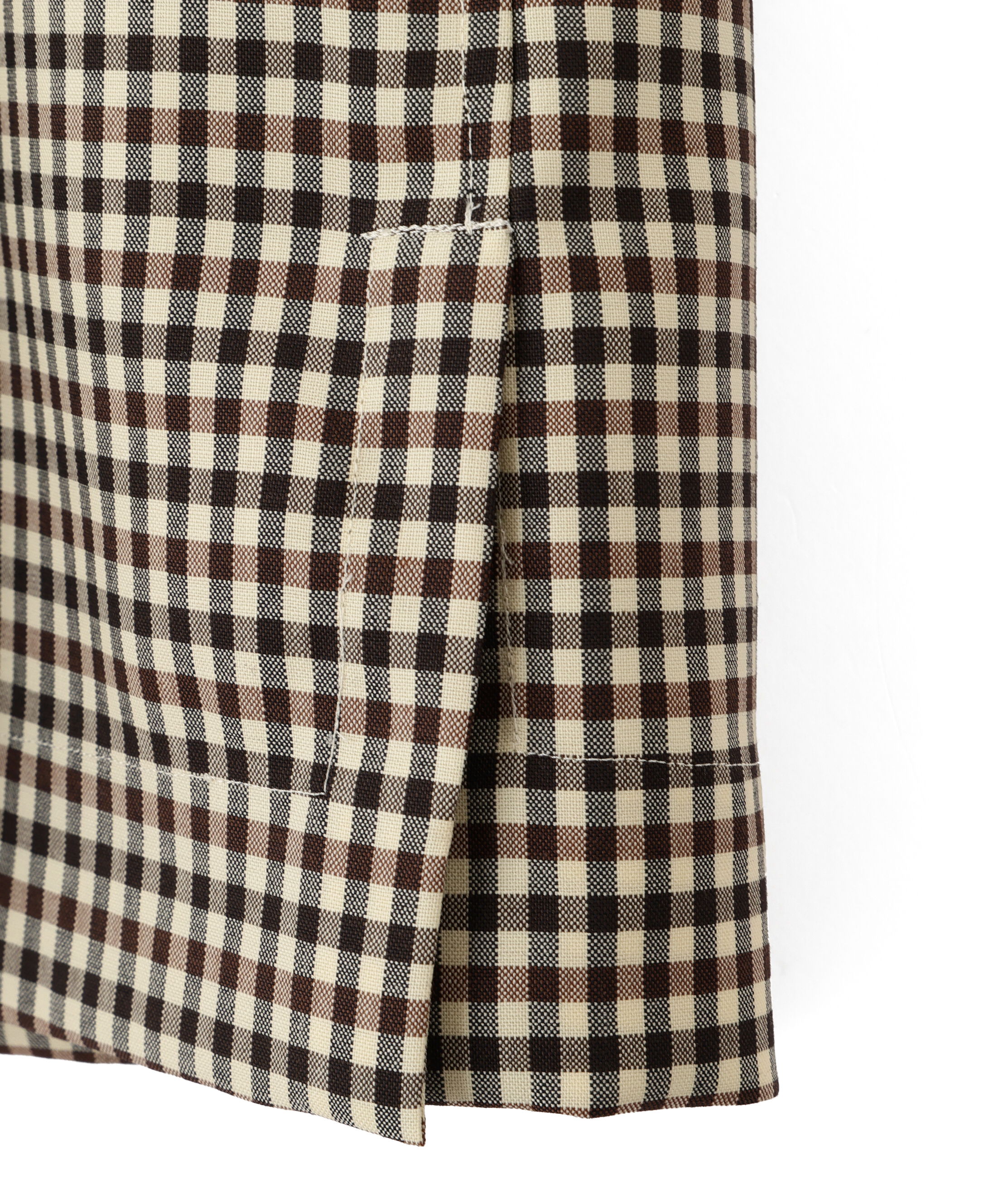 MARGARET HOWELL「WOOL GINGHAM POPLIN SHIRT」|シャツ・ブラウス|