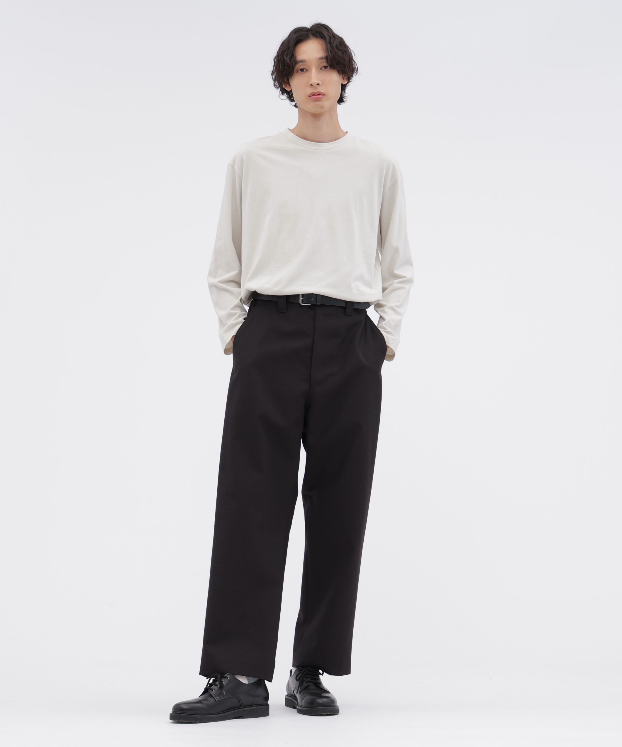 MARGARET HOWELL「PLAIN COTTON JERSEY TOP」|Tシャツ・カットソー|
