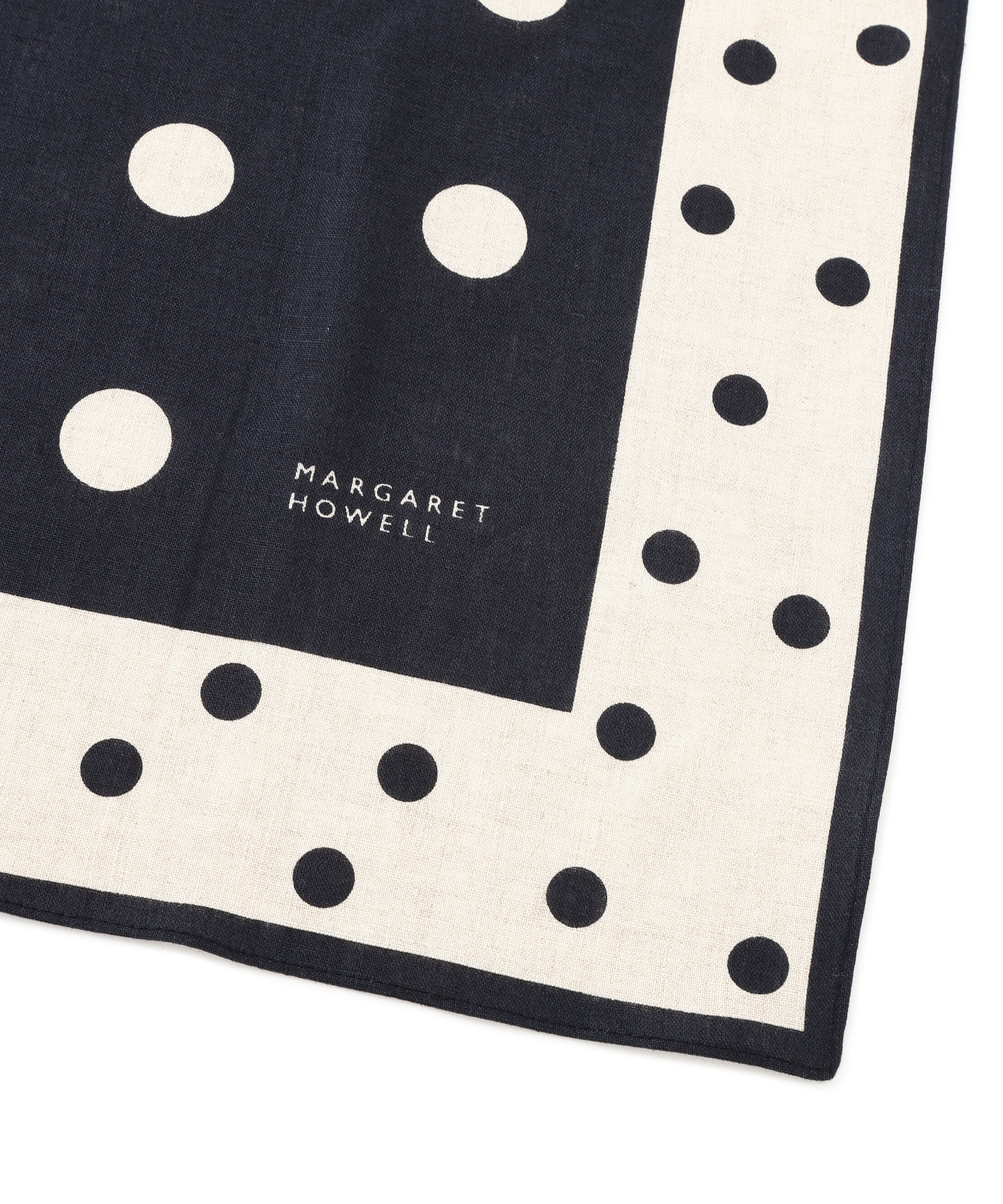 MARGARET HOWELL HOUSEHOLDGOODS「SPOT HANKY」|ハンカチ|