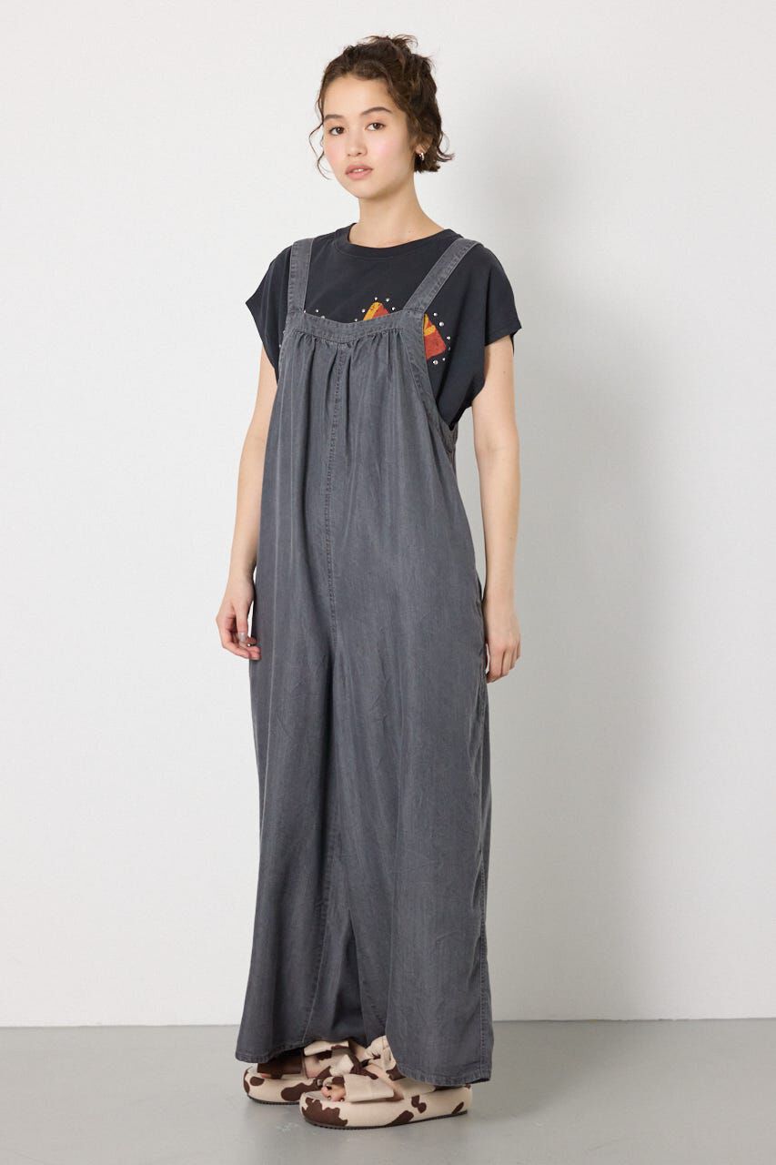 RODEO CROWNS「Thickness DENIMギャザーサロペット」|その他|