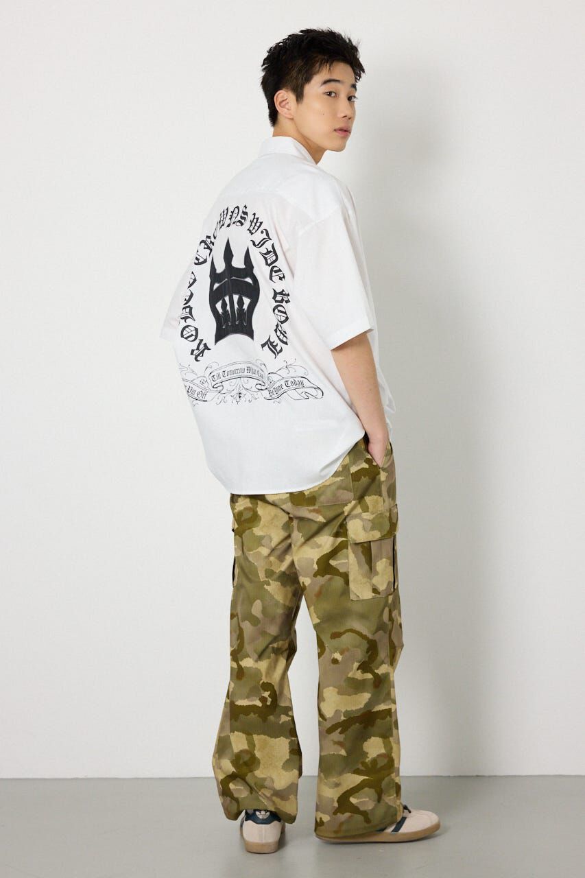 RODEO CROWNS「COOLMAX(R)ファブリック製・BLKletterシャツ」|シャツ・ブラウス|