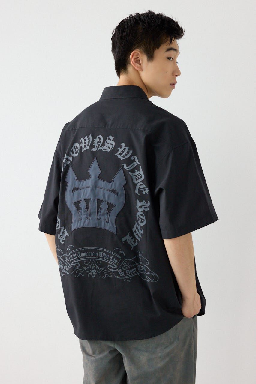 RODEO CROWNS「COOLMAX(R)ファブリック製・BLKletterシャツ」|シャツ・ブラウス|BLK