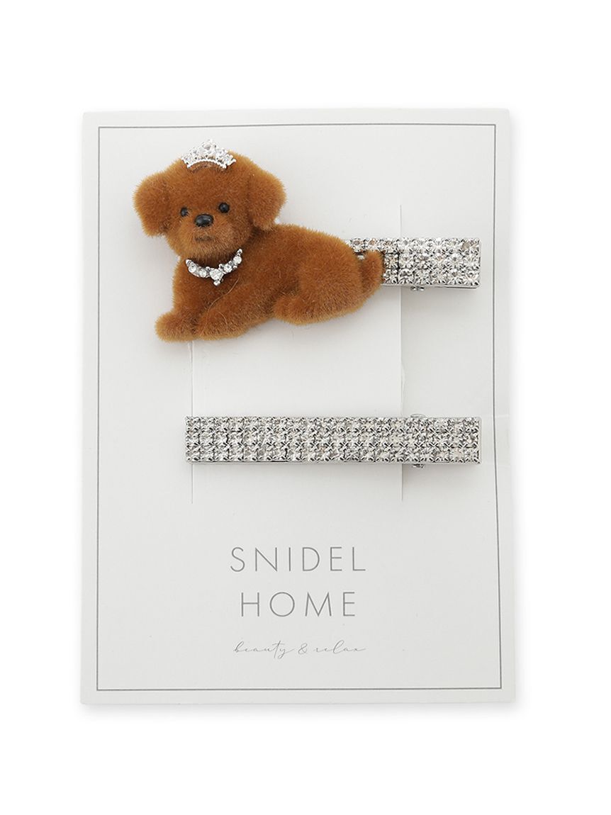 SNIDEL HOME「DOGビジューヘアピンセット」|その他|
