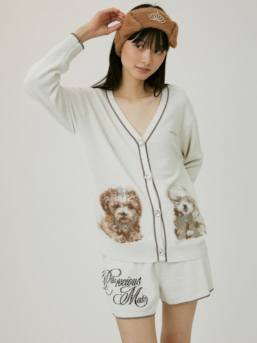 SNIDEL HOME「DOGラメジャガードショートパンツ」|ルームウェア|