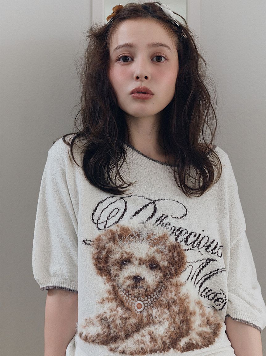 SNIDEL HOME「DOGラメジャガードプルオーバー」|ルームウェア|IVR