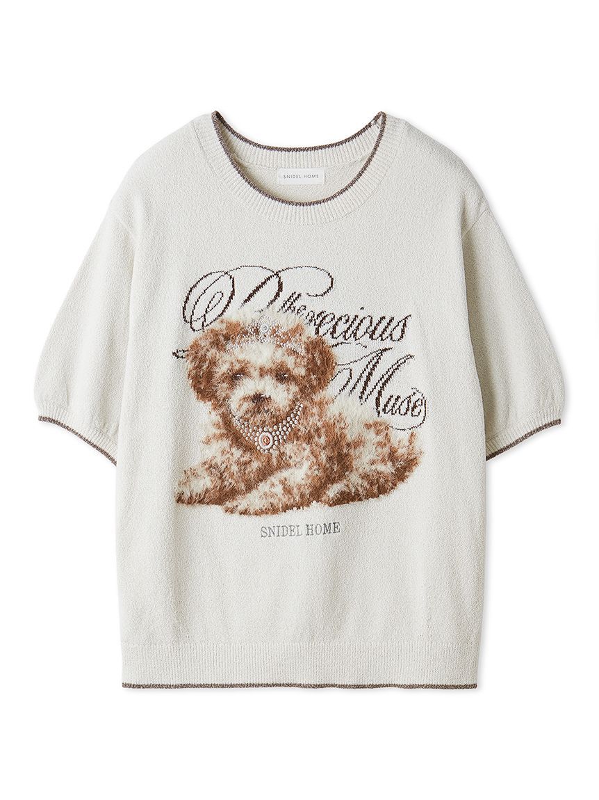 SNIDEL HOME「DOGラメジャガードプルオーバー」|ルームウェア|