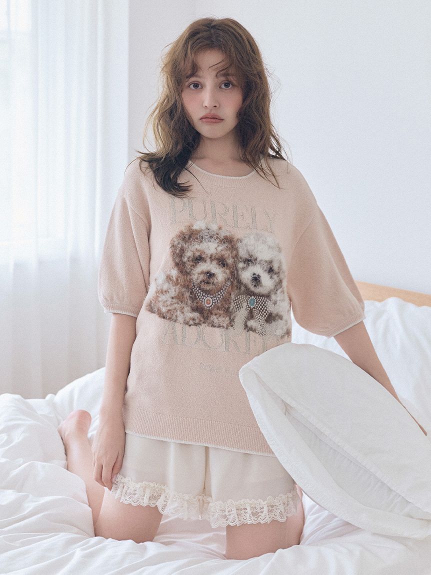 SNIDEL HOME「DOGラメジャガードプルオーバー」|ルームウェア|PCH