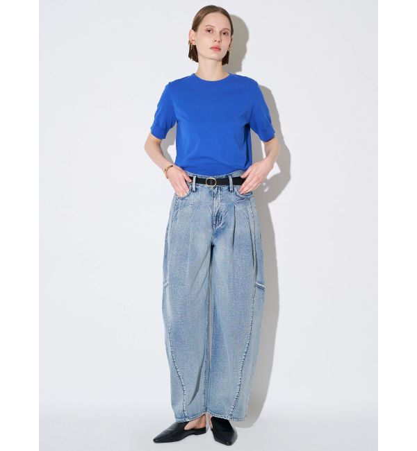 ELENDEEK「PANEL TUK DENIM WIDE PT」|デニム|
