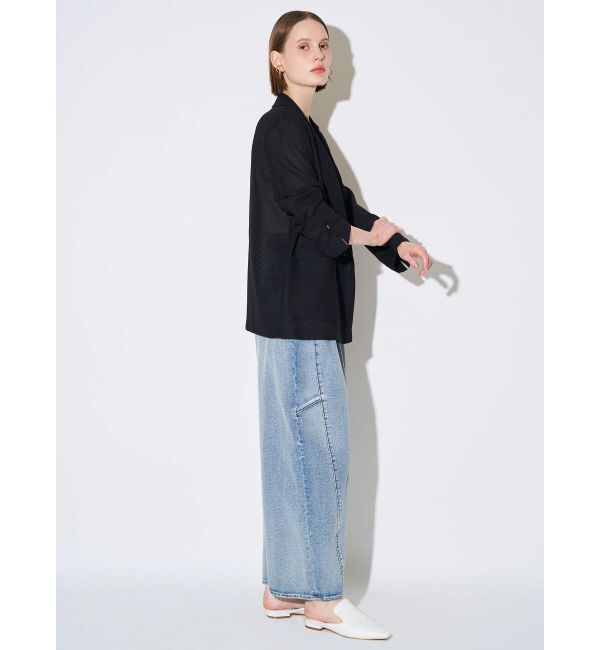 ELENDEEK「PANEL TUK DENIM WIDE PT」|デニム|