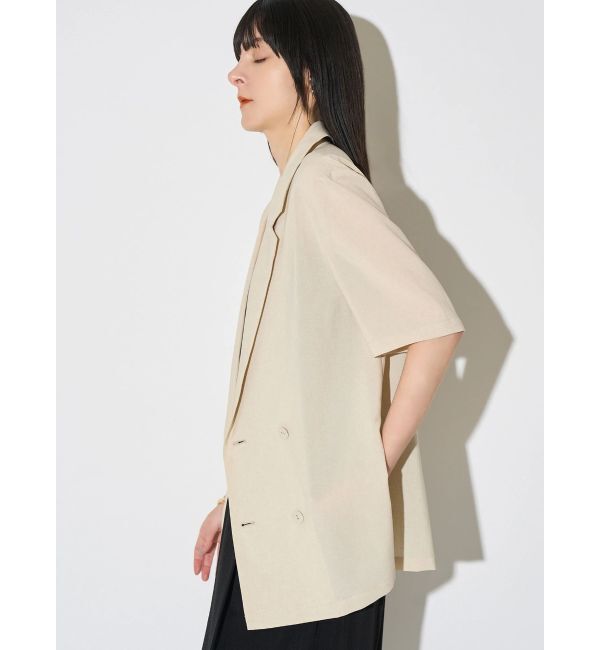 ELENDEEK「HALF SLEEVE TECH JK」|テーラードジャケット|
