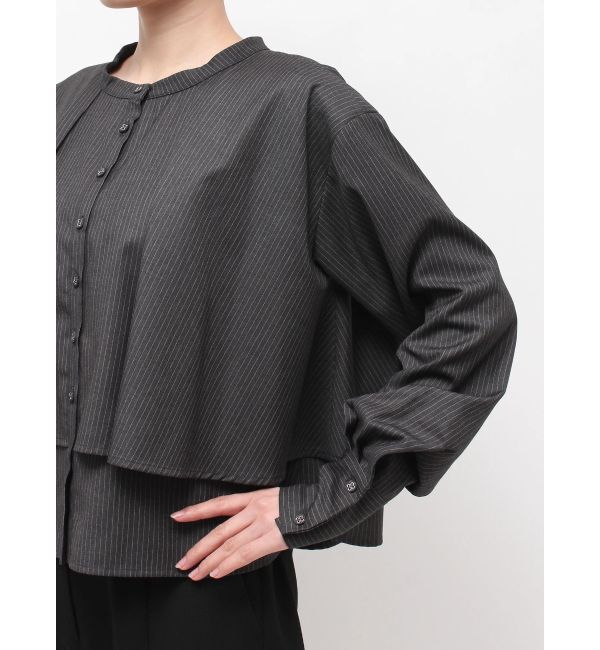 ELENDEEK「FLARE LAYERED SH」|シャツ・ブラウス|