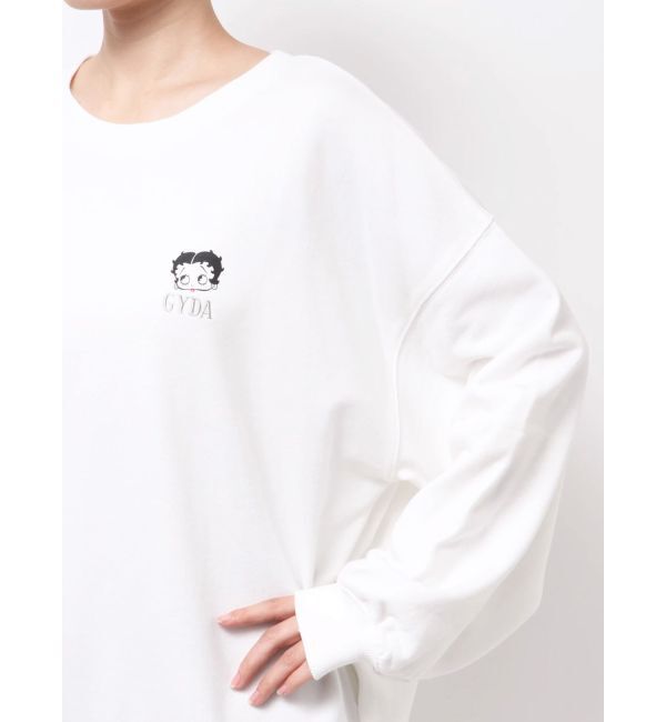 GYDA「BETTY&times;GYDA GLITTER embroideryプルオーバー」|スウェット・ジャージ|