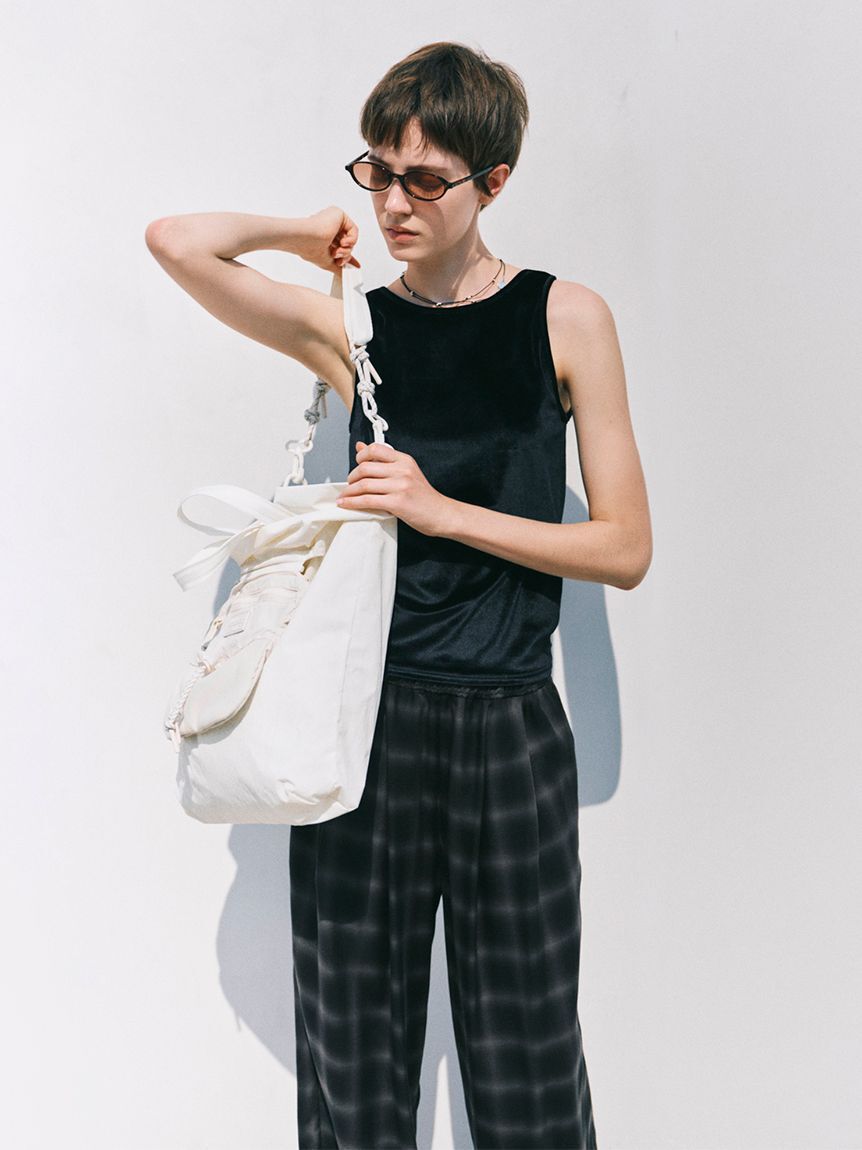 emmi atelier「2wayベロアタンクトップ」|タンクトップ|