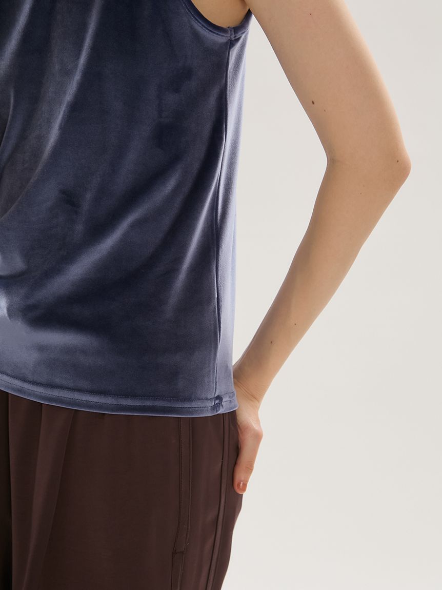 emmi atelier「2wayベロアタンクトップ」|タンクトップ|
