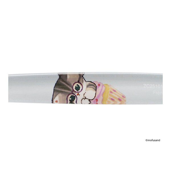  「Zoff｜mofusand メガネ XSｻｲｽﾞ | モフサンド [CASUALモデル] 伊達・度付き眼鏡  レンズ交換券付」|メガネ|