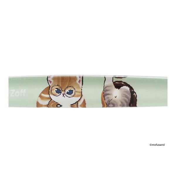  「Zoff｜mofusand メガネ XSｻｲｽﾞ | モフサンド [CASUALモデル] 伊達・度付き眼鏡  レンズ交換券付」|メガネ|