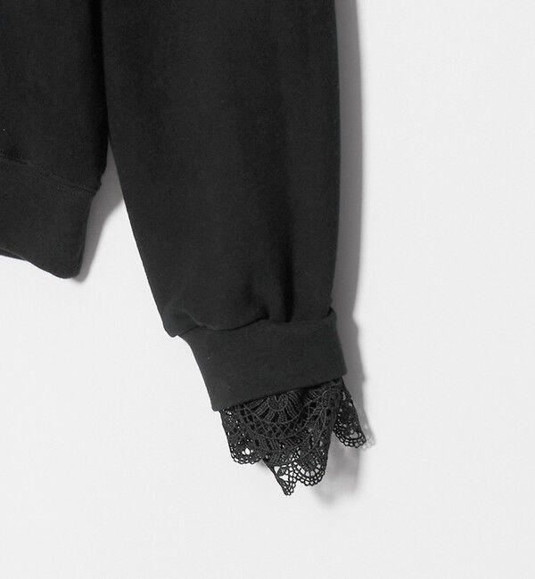 UNITED ARROWS「【別注】＜dahl&rsquo;ia＞レース ドッキング スウェット ‐united LOVE project 2026」|スウェット・ジャージ|
