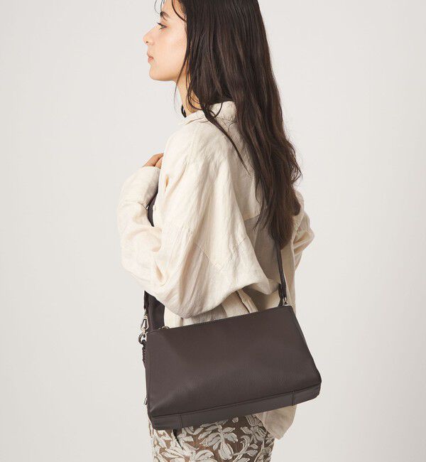 UNITED ARROWS green label relaxing「＜PARTE＞2WAY スクエア ショルダーバッグ はっ水」|ショルダー・メッセンジャー|