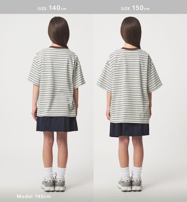 UNITED ARROWS green label relaxing「【スタメンシリーズ】ボーダーＴシャツ / キッズ  100cm-160cm」|Tシャツ・カットソー|