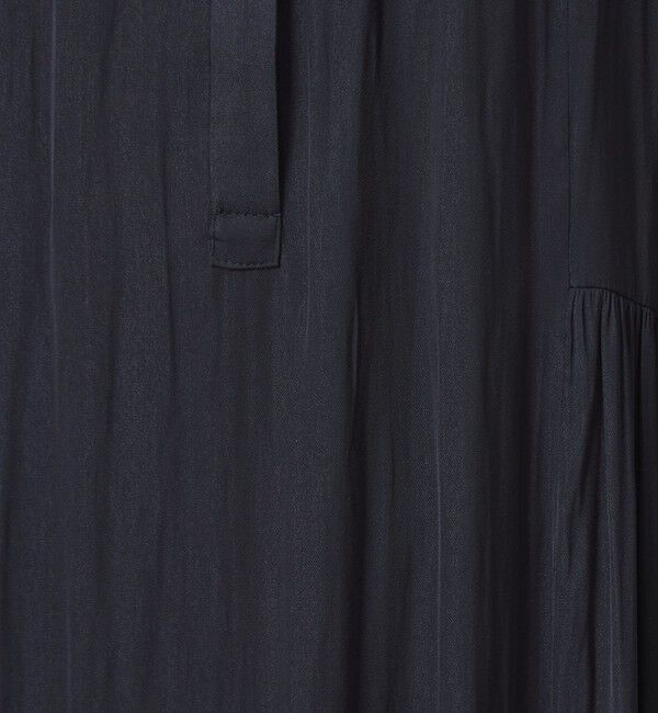 UNITED ARROWS green label relaxing「サテン ギャザー フレンチスリーブ ワンピース」|ワンピース|