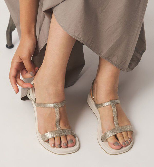 UNITED ARROWS green label relaxing「＜Ipanema＞GLOW TRENDY SAND サンダル」|サンダル|GOLD
