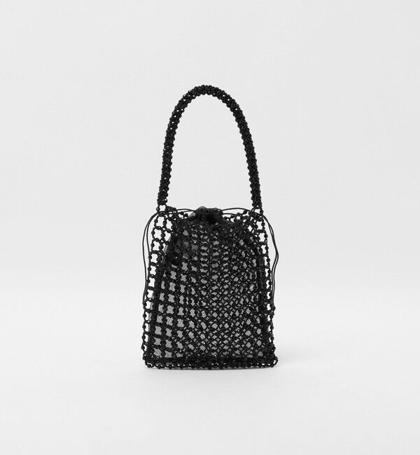 UNITED ARROWS green label relaxing「＜ANAN'S＞ビーズバッグ」|ハンドバッグ|BLACK
