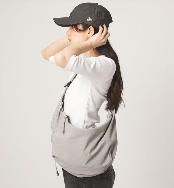 UNITED ARROWS green label relaxing「【WEB限定】2WAY ラウンドショルダーバッグ / ユニセックス はっ水」|ショルダー・メッセンジャー|LT.GRAY