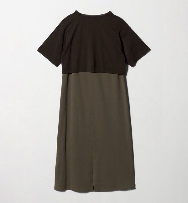 UNITED ARROWS green label relaxing「チュール プルオーバー&times;ノースリーブ ワンピース セット 吸水速乾」|ワンピース|