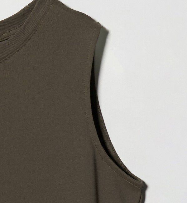 UNITED ARROWS green label relaxing「チュール プルオーバー&times;ノースリーブ ワンピース セット 吸水速乾」|ワンピース|