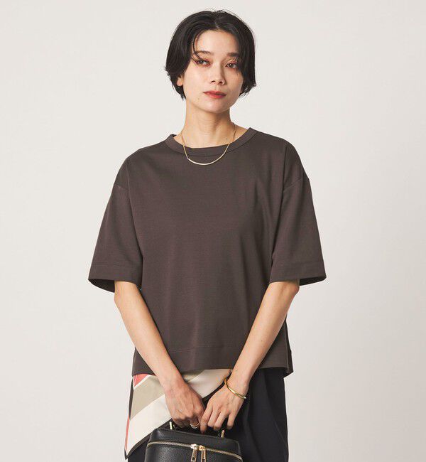 UNITED ARROWS green label relaxing「クロップド ポンチ Tシャツ 2」|Tシャツ・カットソー|
