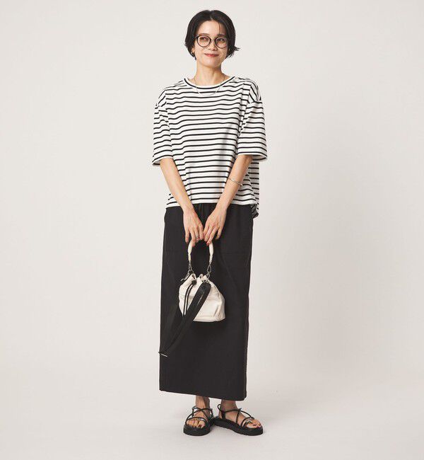 UNITED ARROWS green label relaxing「クロップド ポンチ Tシャツ 2」|Tシャツ・カットソー|