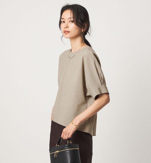 UNITED ARROWS green label relaxing「リネンライク ブラウス 2 マシンウォッシャブル 接触冷感」|シャツ・ブラウス|