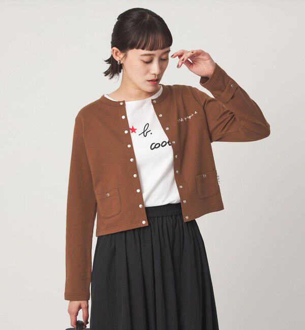 UNITED ARROWS green label relaxing「＜To b. by agnes b.コラボ＞ドットボタン カーディガン」|カーディガン|