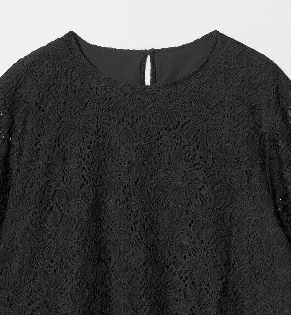 UNITED ARROWS green label relaxing「レース 5分袖 ブラウス」|シャツ・ブラウス|