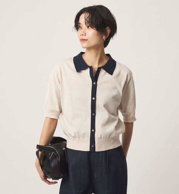 UNITED ARROWS green label relaxing「ハイショク ポロニット」|ニット・セーター|