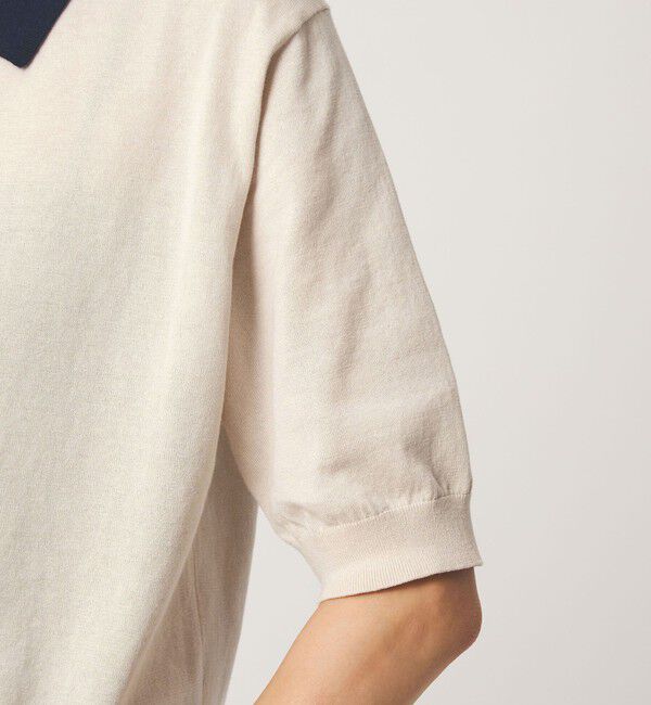 UNITED ARROWS green label relaxing「ハイショク ポロニット」|ニット・セーター|