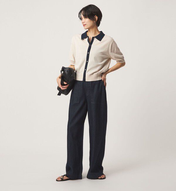 UNITED ARROWS green label relaxing「ハイショク ポロニット」|ニット・セーター|