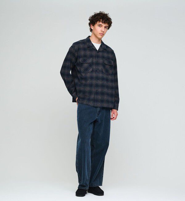 UNITED ARROWS green label relaxing「【別注】＜PENDLETON＞チェック オープンカラー 長袖 シャツ」|シャツ・ブラウス|
